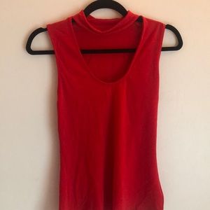 Express collar tank top